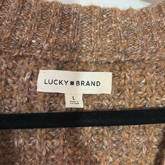 Lucky brand chunky cardigan: size large - Picture 2 of 6